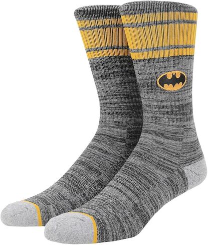 Bioworld Batman Logo Men's Black Athletic Crew Socks in Saudi Arabia