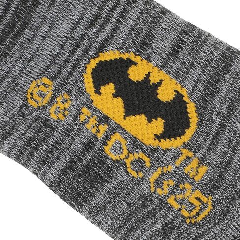 Bioworld Batman Logo Men's Black Athletic Crew Socks in Saudi Arabia