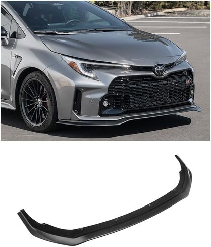 Replacement for 2023-2024 Toyota GR Corolla Models | GR Style Front Bumper Lip Splitter (ABS Plastic - Matte Black) in Saudi Arabia