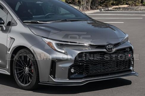 Replacement for 2023-2024 Toyota GR Corolla Models | GR Style Front Bumper Lip Splitter (ABS Plastic - Matte Black) in Saudi Arabia