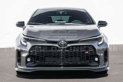 Replacement for 2023-2024 Toyota GR Corolla Models | GR Style Front Bumper Lip Splitter (ABS Plastic - Matte Black) in Saudi Arabia