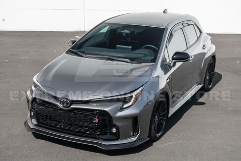 Replacement for 2023-2024 Toyota GR Corolla Models | GR Style Front Bumper Lip Splitter (ABS Plastic - Matte Black) in Saudi Arabia