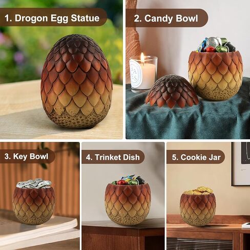 Large Halloween Candy Bowl Extra Large Candy Bowl Halloween Bowl For Candy Dish Key Bowl Decorative Bowl Halloween Decorations Indoor Dragon Egg in Kuwait