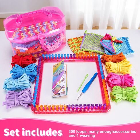 Daheyypong 800pcs حلقات إعادة الملء للأنسجة 7 بوصة النسيج - 8 حلقات تلوح في الأفق لصنع البوتولدر ، نطاقات نايلون متينة للأطفال البالغين مشاريع DIY in Kuwait