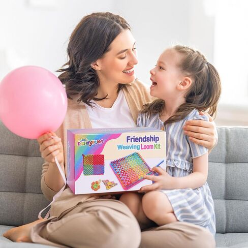 Daheyypong 800pcs حلقات إعادة الملء للأنسجة 7 بوصة النسيج - 8 حلقات تلوح في الأفق لصنع البوتولدر ، نطاقات نايلون متينة للأطفال البالغين مشاريع DIY in Kuwait