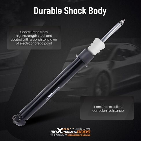maXpeedingrods Coilover for Tesla model 3 2017+ AWD, Preset Damping Shock Absorber Struts, Quick Installation Coilovers Suspension Kit, Black in Saudi Arabia