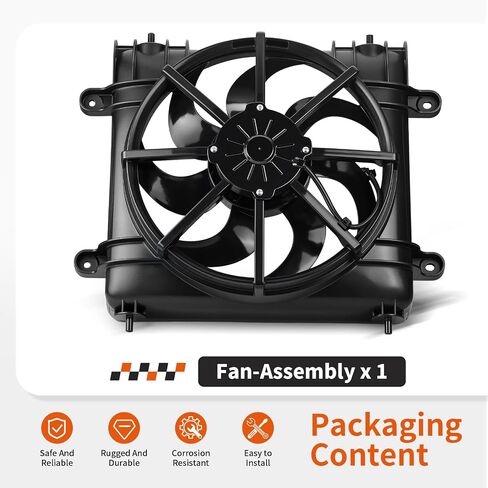 High Performance Radiator Fan-Assembly For Polaris Ranger 570 900 1000 Crew XP 2013-2025 2411816 in Saudi Arabia