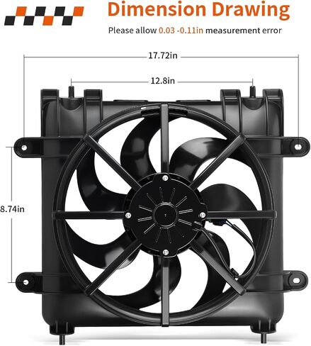 High Performance Radiator Fan-Assembly For Polaris Ranger 570 900 1000 Crew XP 2013-2025 2411816 in Saudi Arabia