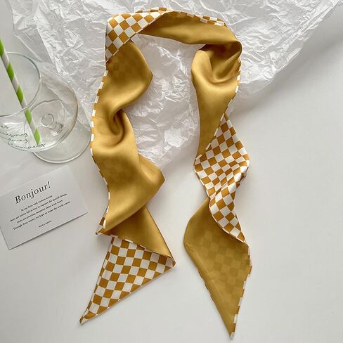 WENLOOY 4 Pack Purse Scarf Bags for Women Handbag Scarfs Band Lightweight Skinny Hair Neck Accessories Fashion Gifts in Saudi Arabia