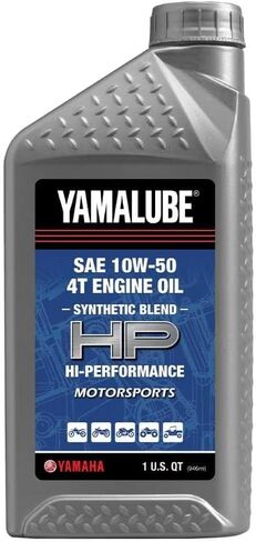 Yamaha New OEM Yamalube 10W50 Semi-Synthetic Oil, LUB-10W50-SS-12 in Saudi Arabia