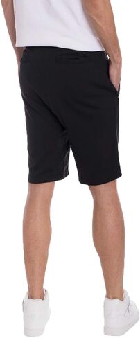 WEIV GEAR Men's Sweat Shorts – French Terry Drawstring Elastic Waist Active Athletic Workout Pants with Zipper Pockets in Saudi Arabia