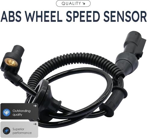 2Pcs Rear Left and Right Abs Wheel Speed Sensor Compatible with Ford Expedition Navigator 7L1Z2C190D, 7L1Z2C190E, 7L1Z2C204D Als1713 07 08 09 10 2007 2008 2009 2010 in Saudi Arabia