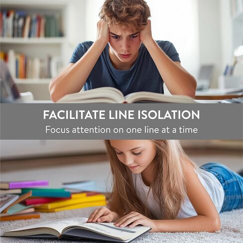 SB Education Luigi's 10 X Reading Radiins - Aldlays الملون لعسر القراءة - عُسر القراءة AIDS للقراءة - عسر القراءة التراكبات للصفحة - عسر القراءة أجهزة القراءة - تتبع القراءة الخاصة بك in Kuwait