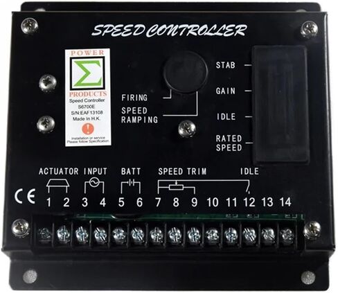 S6700E S6700H Generator Speed Governor Controller Speed Control Unit Generator(S6700H) in Saudi Arabia