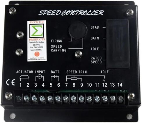 S6700E S6700H Generator Speed Governor Controller Speed Control Unit Generator(S6700H) in Saudi Arabia