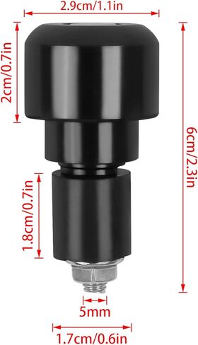 Motorcycle Handle Bar End Grips Plug Weights Hand Grips Plug Caps Replacement for Honda CBR600RR 2007-2025 CBR600RR ABS 2009-2023 CB1000R 2012-2016 in Saudi Arabia