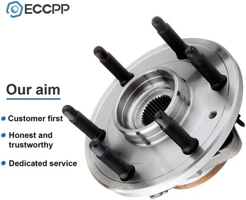 ECCPP 515096 x2 محامل محور العجلة الأمامية يسار يمين لاستبدال 4X4 4WD 6 العروة ث/ABS كاديلاك إسكاليد ESV EXT تشيفي أفالانش سيلفرادو سوبربان تاهو جي إم سي سييرا يوكون XL 1500 07 08 09 10 11 12 13 in Saudi Arabia