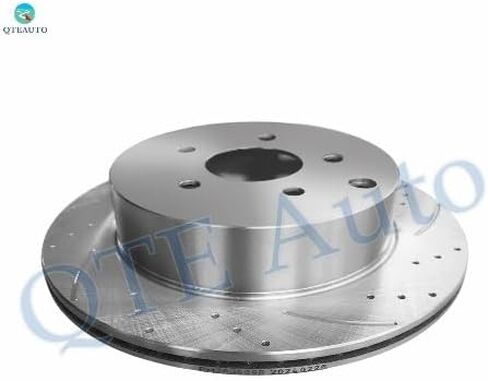 PM Auto Rear 308mm Drilled Slotted Disc Brake Rotors Replacement For 2013-2020 Nissan Pathfinder, Automotive Replacement Brake Rotors in Saudi Arabia
