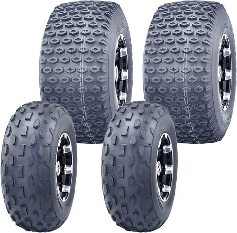 WANDA Set 4 ATV Non-Directional Tires 19X7-8 19x7x8 & 18X9.5-8 18X9.5X8 4PR in Saudi Arabia