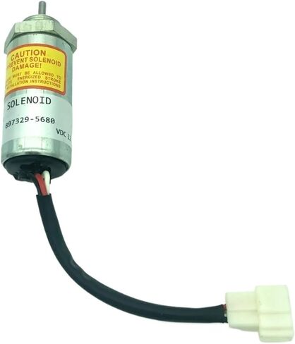 8973295680 Excavator Engine Stop Solenoid For EX400 3LD1 3LD2 4LE1 12V Fuel Shutoff Solenoid 897329-5680 in Saudi Arabia