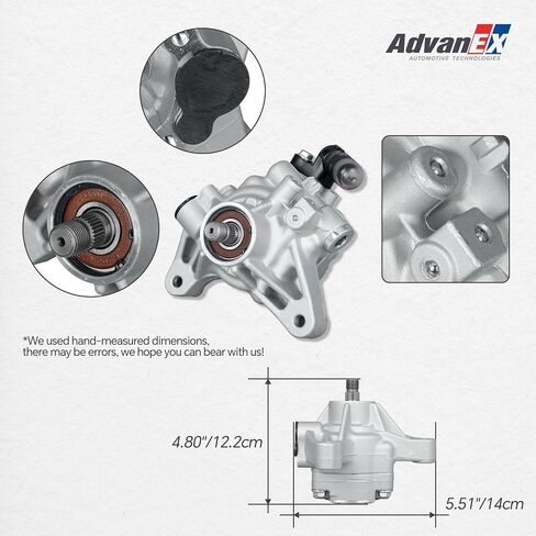 56110-RTA-013 Power Steering Pump Compatible with Acura 02-06 RSX 06-08 TSX Honda 06-07 Accord 02&05-11 CR-V 06-11 Element Replace 56110-RAA-A01 21-5419 in Saudi Arabia