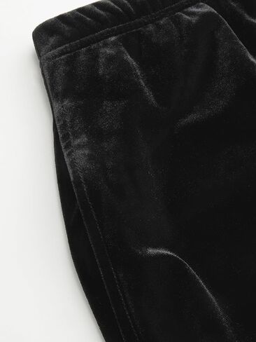 تنورة CIDER النسائية المخملية على شكل حرف A تنورة كاجوال بخصر مطاطي in Kuwait