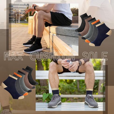 15 Pairs Mens Socks Bulk Cotton Moisture Control Thermal Athletic Crew Socks for Work Boots Sports Outdoor in Saudi Arabia
