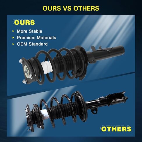 Front Right and Left Struts Assembly Shock Absorber with Coil Spring for Ford Transit Connect 2014-2022,272788 272787 in Saudi Arabia