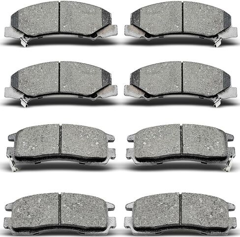 D1159 D698 8pcs Front Rear Ceramic Brake Pads Sets Fit For 2008-2009 For Buick Allure,2008-2009 For Buick LaCrosse,2006-2010 For Chevrolet Impala,2006-2007 For Chevrolet Monte Carlo in Saudi Arabia