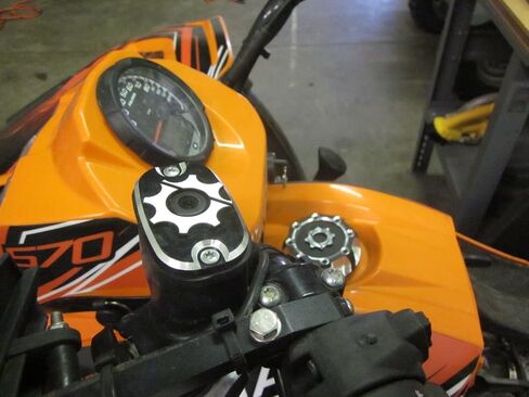 Polaris Sportsman Scrambler (2007-25) Billet Front Master Cylinder Cover 2203055 in Saudi Arabia