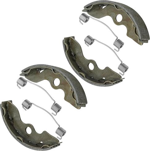 Caltric Front Brake Shoes Compatible with Honda Trx200Sx Fourtrax 200 200-Sx 1986-1988 in Saudi Arabia