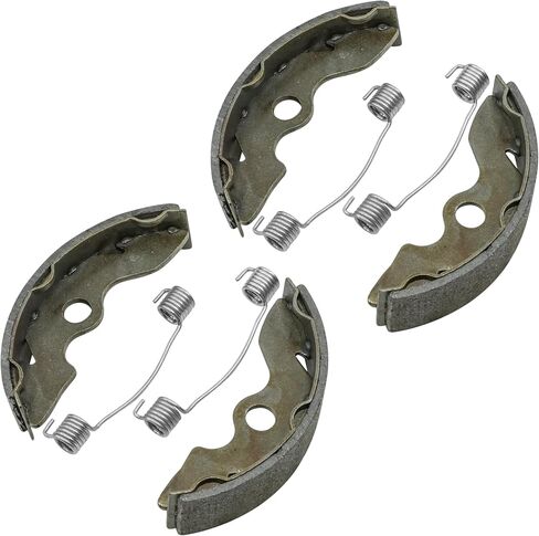 Caltric Front Brake Shoes Compatible with Honda Trx200Sx Fourtrax 200 200-Sx 1986-1988 in Saudi Arabia