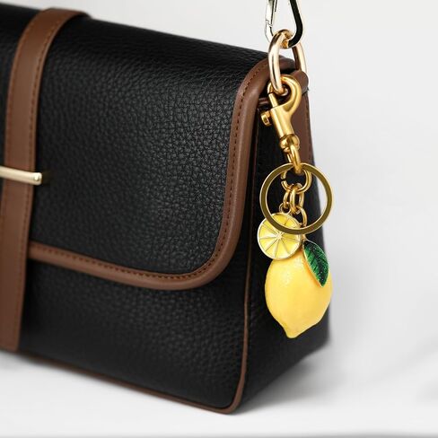 Cherry Bag Charm for Handbag, Big-Apple Strawberry Fruit Bag Charm Cherry Car Accessories KeyChain in Kuwait