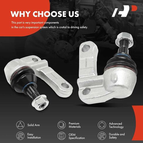 A-Premium 2 x Front Upper Ball Joint, Compatible with Buick, Cadillac & Saab - LaCrosse 2010-2019, Regal 2012-2017, XTS 2013-2019, Envision 2016-2020, Cascada 2016-2019, ELR 2014-2016, 9-5, Allure in Saudi Arabia