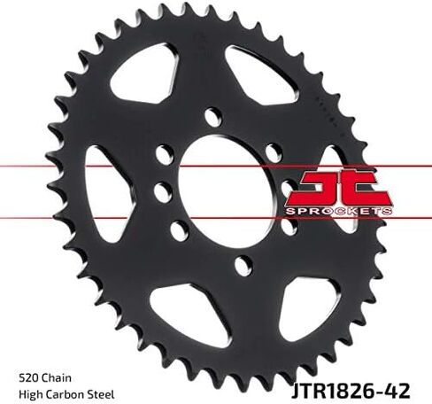 JT Sprockets JTR1826.42 42T ضرس خلفي فولاذي in Saudi Arabia