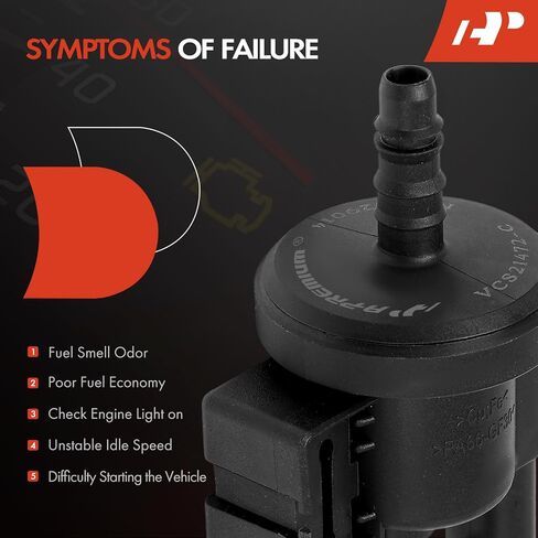 A-Premium Vapor Canister Purge Solenoid Valve Compatible with Audi R8 2010 2011 2012 2014 2015 5.2L in Saudi Arabia