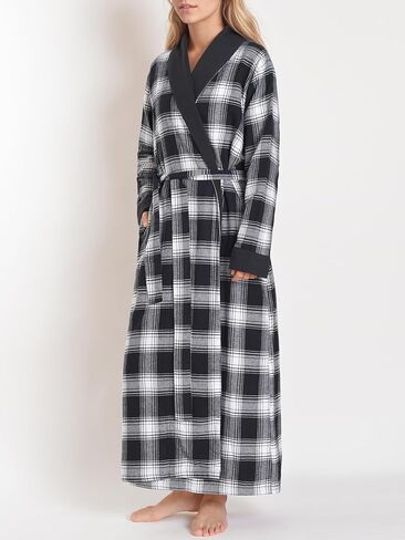 Latuza Women's Flannel Robe Long Bathrobe in Saudi Arabia