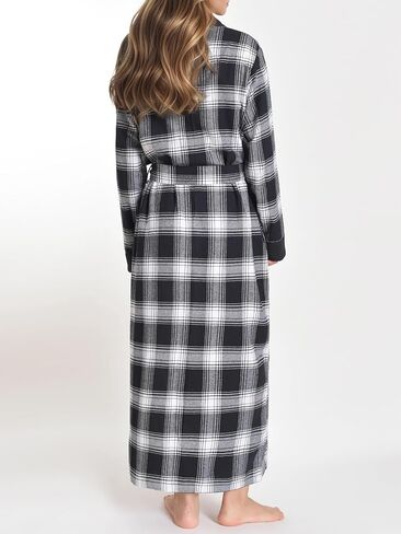Latuza Women's Flannel Robe Long Bathrobe in Saudi Arabia