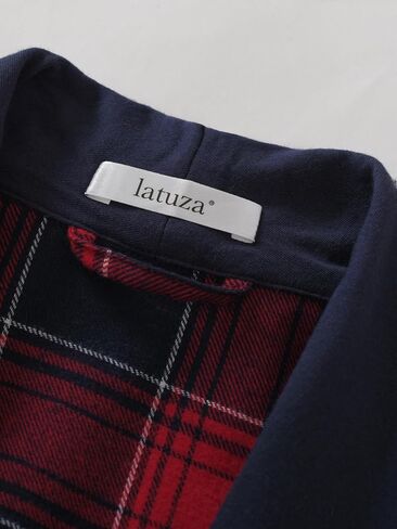 Latuza Women's Flannel Robe Long Bathrobe in Saudi Arabia