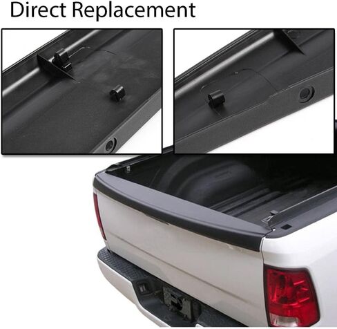 G-PLUS Tailgate Cap Moulding Trim Compatible with 2009-2018 Dodge Ram 1500 2500 3500 Tailgate Protector Cover Replace for 55372052AH (62.32" Length Short Bed) in Saudi Arabia