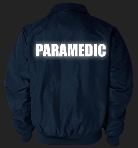 Paramedic Heavyweight Jacket, Reflective Logo, Fleece body Lining & polyfill sleeve lining jacket in Saudi Arabia