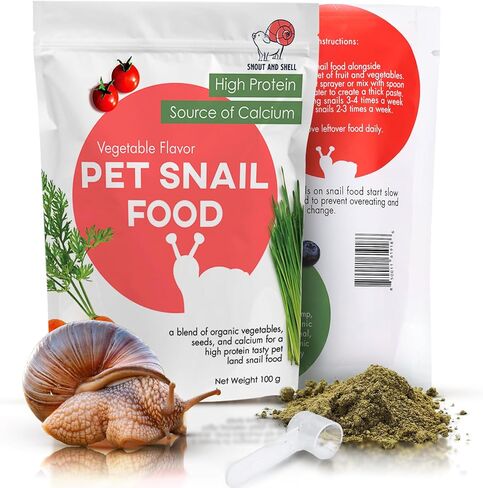 Vegetable Flavored Pet Land Snail Vegetables & fruit flavor - A Delicious Blend of Vegetables and Fruit Flavors for Your Beloved Pet by Snout and Shell in Kuwait