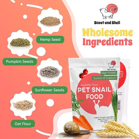Vegetable Flavored Pet Land Snail Vegetables & fruit flavor - A Delicious Blend of Vegetables and Fruit Flavors for Your Beloved Pet by Snout and Shell in Kuwait