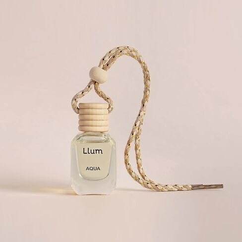 Llum معطر هواء معلق بزيت عشبة الليمون للسيارة والمنزل | مع مشبك فتحة مكيف الهواء |10 مل |عطر فاخر، عضوي خالٍ من السموم، وخالي من الكحول |ملحق داخلي لرائحة منعشة|رائحة تدوم طويلاً in Saudi Arabia