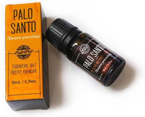 Palo Santo Essential Oil l Premium 10ml Undiluted Pure Bursera graveolens Oil l for Aromatherapy and Cleansing l for Diffuser l Munay in Saudi Arabia
