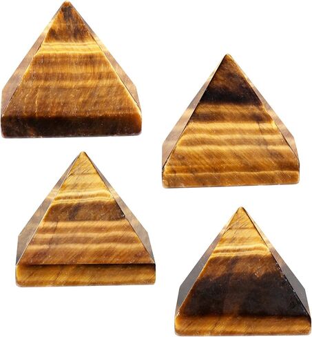 Natural Crystal Handcrafted Orgone Pyramid for Divination Good Luck Chakra Balance Home Decoration, Lapis Lazuli in Kuwait
