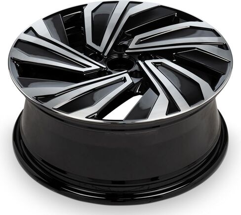 For 2019-2021 Volkswagen Jetta 17 Inch Machined Face with Painted Inlay Black Rim - OE Direct Replacement - Road Ready Car Wheel in Saudi Arabia