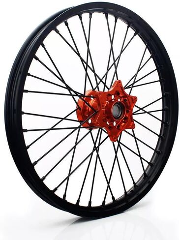 TOFR 21" 19" Wheels Hubs Rims for SX SX-F XC-F XC-W EXC 125 250 350 450 500 530 540 2003-2021 Complete Set Orange in Kuwait