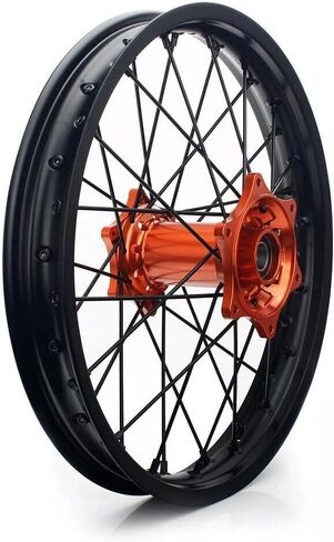 TOFR 21" 19" Wheels Hubs Rims for SX SX-F XC-F XC-W EXC 125 250 350 450 500 530 540 2003-2021 Complete Set Orange in Kuwait
