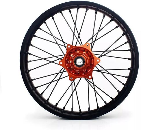 TOFR 21" 19" Wheels Hubs Rims for SX SX-F XC-F XC-W EXC 125 250 350 450 500 530 540 2003-2021 Complete Set Orange in Kuwait